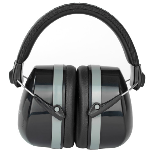 GSM OUTDOORS Walker's GWPEXFM5 Premium Passive Muff 32 dB Over the Head Black Polymer