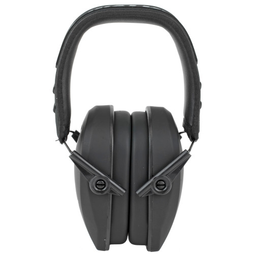GSM OUTDOORS Walker's GWPRSMPAS Razor Slim Passive Muff 27 dB Over the Head Black Polymer