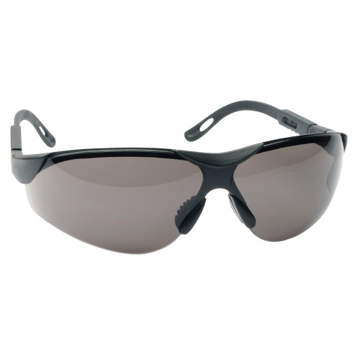 GSM OUTDOORS Walker's GWPXSGLICE Sport Glasses Elite Adult Gray Lens Polycarbonate Black Frame