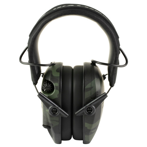 GSM OUTDOORS Walker's GWPRSEMMCCG Razor Slim Electronic Muff 23 dB Over the Head Multi-Cam/Black Polymer