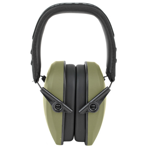 GSM OUTDOORS Walker's GWPRSMPASODG Razor Slim Passive Muff 27 dB Over the Head OD Green/Black Polymer