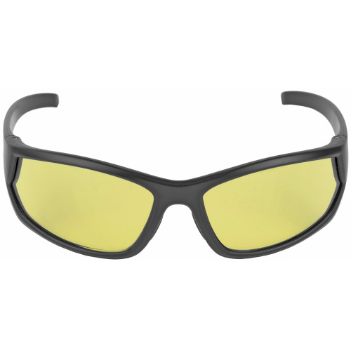 GSM OUTDOORS Walker's GWPIKNFF1AMB Ballistic Eyewear IKON Carbine Adult Amber Lens Matte Black Frame