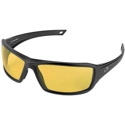 GSM OUTDOORS Walker's GWPIKNFF2AMB Ballistic Eyewear IKON Forge Adult Amber Lens Matte Black Frame