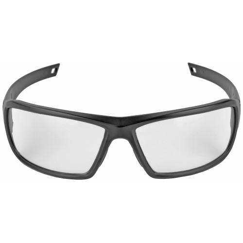 GSM OUTDOORS Walker's GWPIKNFF2CLR Ballistic Eyewear IKON Forge Adult Clear Lens Matte Black Frame
