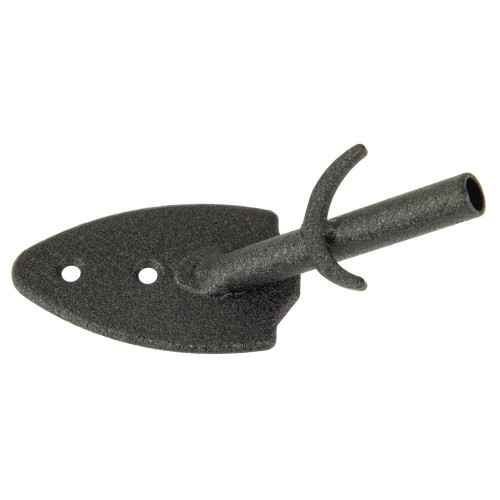 SKULL HOOKER FLUSH WALL MOUNT BLK