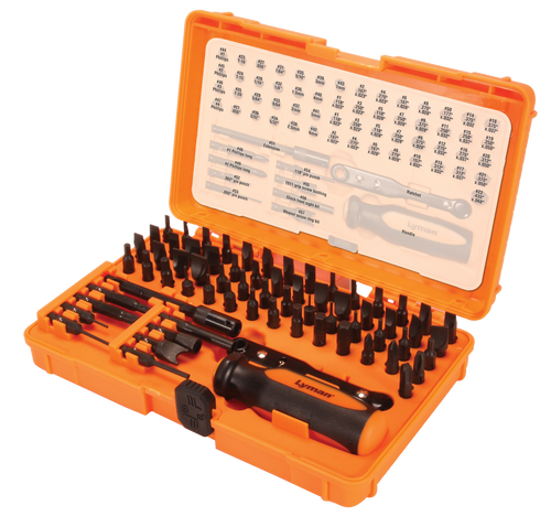 LYMAN PRODUCTS CORP Lyman 7991361 Master Gunsmith Tool Kit Multiple Universal 68 Pieces