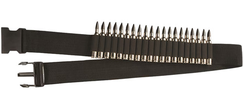 HUNTERS SPECIALTIES (GSM) Hunters Specialties 00682 Rifle Shell Belt  Black Nylon Webb 20rd Waist Mount