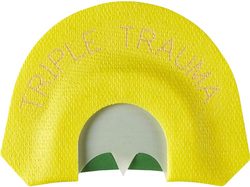 HUNTERS SPECIALTIES (GSM) Hunters Specialties HSSTR05901 Premium Flex Triple Trauma Attracts Turkey Species Yellow