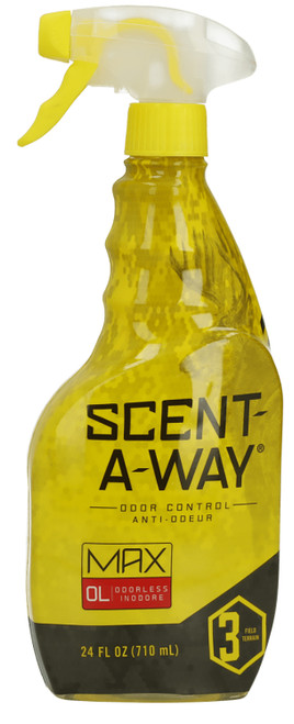 HUNTERS SPECIALTIES (GSM) Scent-A-Way 100083 Max Field Spray Odor Eliminator Odorless Scent 24 oz Trigger Spray