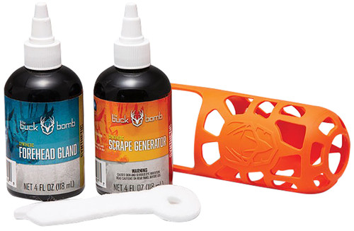 HUNTERS SPECIALTIES (GSM) The Buck Bomb HSBB200069 Buck Bomb Scrape Kit Plus 4oz Liquid