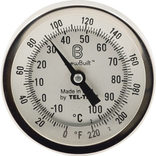 BrewBuilt™ Dial Thermometer - 3 in. Face x 2.5 in. Probe