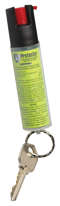 SECURITY EQUIP CO Sabre SRPK02 Dog Spray  Capsaicin Range 12 ft 0.75 oz Includes Key Ring