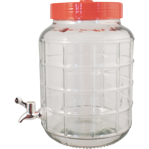 Wide Mouth Glass Carboy with Spigot - 2.3 gal.