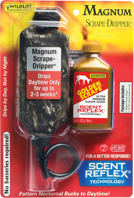 WILDLIFE RESEARCH CENTER Wildlife Research 386 Magnum Scrape-Dripper Golden Combo 4 oz Dripper Deer