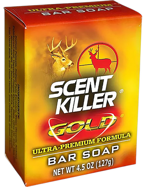 WILDLIFE RESEARCH CENTER Wildlife Research 1243 Scent Killer Gold Bar Soap Odor Eliminator Unscented 4.5 oz
