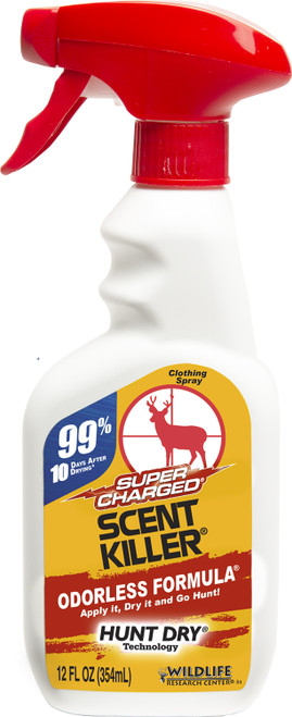 WILDLIFE RESEARCH CENTER Wildlife Research 1552 Scent Killer Super Charged Odor Eliminator Odorless Scent 12 oz Trigger Spray