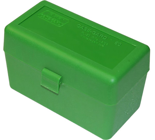 MTM MOLDED PRODUCTS CO MTM Case-Gard RL5010 Ammo Box Flip-Top 270 Win/25-06 Rem/30-06 Springfield Green 50rd