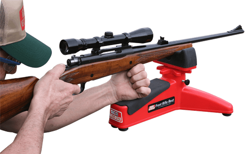 MTM MOLDED PRODUCTS CO MTM Case-Gard FRR30 Front Rifle Rest  Red Polymer