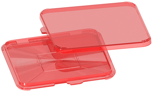 MTM MOLDED PRODUCTS CO MTM Case-Gard PFS Primer Flipper Square Red Plastic