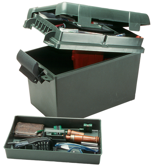 MTM MOLDED PRODUCTS CO MTM Case-Gard SPUD111 Sportsmen's Plus Utility Dry Box Forest Green Polypropylene