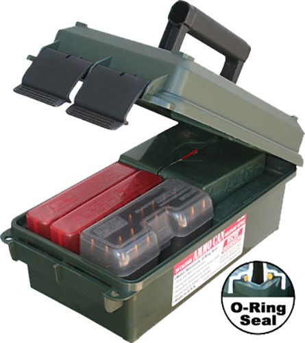 MTM MOLDED PRODUCTS CO MTM Case-Gard AC30C11 Ammo Can  Multi-Caliber Rifle/Handgun Forest Green Polypropylene