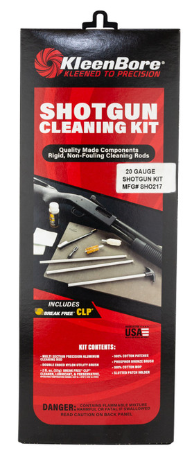 KLEENBORE INC KleenBore SHO217 Classic Cleaning Kit 20 Gauge Shotgun