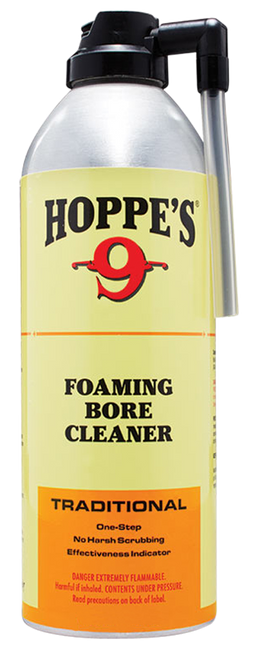 HOPPES/REVELYST Hoppe's 908 No. 9 Bore Cleaner Foam Style Cleaner Removes Copper & Powder Residue  12 oz. Spray Bottle