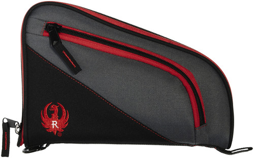 ALLEN COMPANY INC Ruger 27401 Tucson Handgun Case Black/Red/Gray Lockable Zippers