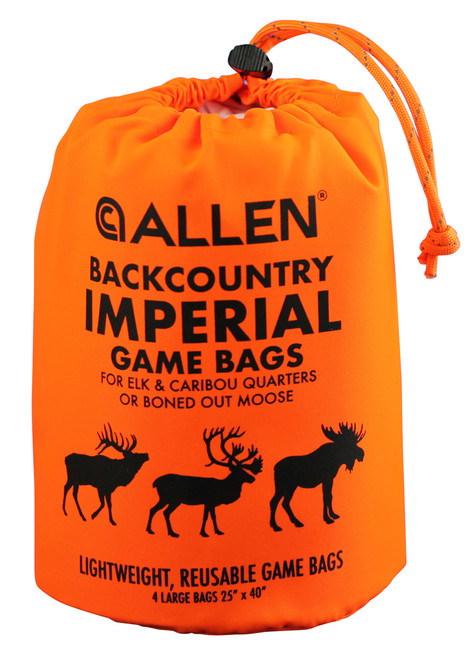 ALLEN COMPANY INC Allen 6590 BackCountry Imperial Elk Game Bag Set Orange Polyester 4 Bags
