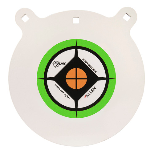 ALLEN COMPANY INC EZ-Aim 15599 Hardrock  12" AR500 Steel Gong Shooting Target .38" Thickness Black / Green / White