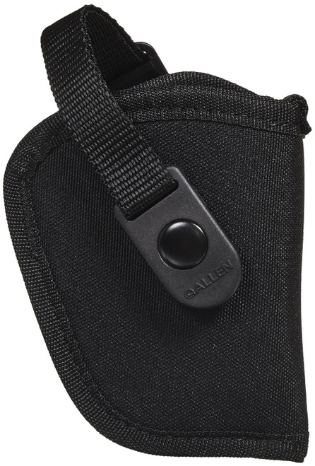 ALLEN COMPANY INC Allen 44809 Cortez  OWB, Size 09 Black Polyester, Fits Small Frame 5rd Revolver w/Hammer Spur, Belt Loop Mount Right Hand