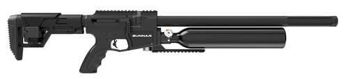 DAISY MANUFACTURING CO Crosman BPG25S Gunnar Air Rifle PCP 25 Black Black Receiver Black Adjustable Stock