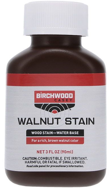 BIRCHWOOD CASEY (GSM) Birchwood Casey 24123 Walnut Wood Stain Water-Based 3 oz. Bottle