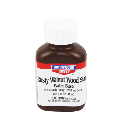 BIRCHWOOD CASEY (GSM) Birchwood Casey 24323 Rusty Walnut Wood Stain Water-Based 3 oz. Bottle