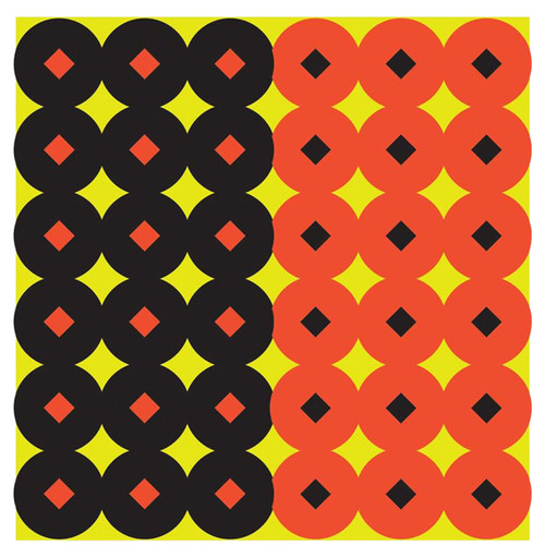BIRCHWOOD CASEY (GSM) Birchwood Casey 34117 Shoot-N-C Reactive Target Self-Adhesive Paper Circle w/Diamond Center 432 Pasters