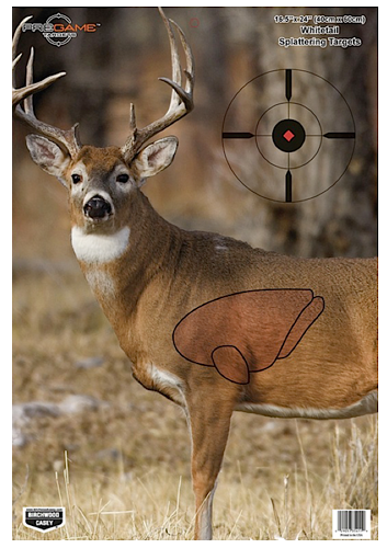 BIRCHWOOD CASEY (GSM) Birchwood Casey 35401 Pregame  Deer Paper Hanging Universal 16.50" x 24" 3 Per Pkg