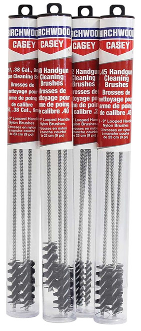 BIRCHWOOD CASEY (GSM) Birchwood Casey 41209 Cleaning Brushes Handgun Looped 22 Cal 9" Nylon 3 Pack