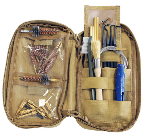 BIRCHWOOD CASEY (GSM) Birchwood Casey 41651 Range Cleaning Kit Handgun/Rifle 29 Pieces Tan