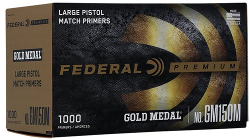 FEDERAL CARTRIDGE/KINETIC Federal GM150M Gold Medal Premium Multi Caliber Handgun 1000 Per Box/5 Case