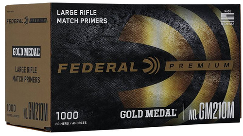 FEDERAL CARTRIDGE/KINETIC Federal GM210M Gold Medal Premium Multi Caliber 1000 Per Box/5 Case