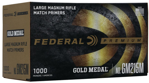 FEDERAL CARTRIDGE/KINETIC Federal GM215M Gold Medal Premium Multi Caliber 1000 Per Box/5 Case