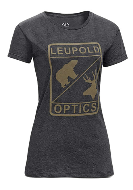 LEUPOLD & STEVENS INC Leupold 170561 Women's L Optics Graphite Cotton/Polyester Short Sleeve XL