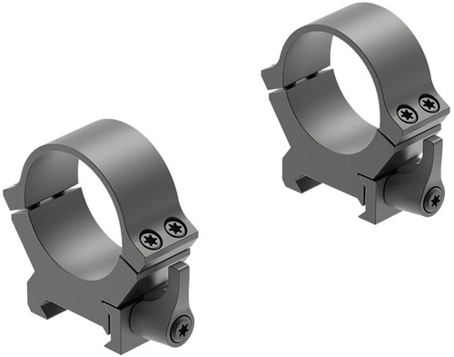 LEUPOLD & STEVENS INC Leupold 174076 QRW2 Cross-Slot Scope Ring Set Matte Black Steel 30mm Tube Medium Quick Release Picatinny/Weaver