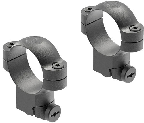 LEUPOLD & STEVENS INC Leupold 51039 Ringmounts  Matte Black  Ruger No.1/77/11 30mm High