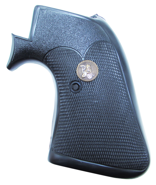PACHMAYR GUN WORKS INC Pachmayr 03163 Presentation Grip Checkered Black Rubber for Ruger Super Blackhawk with Square Trigger Guard
