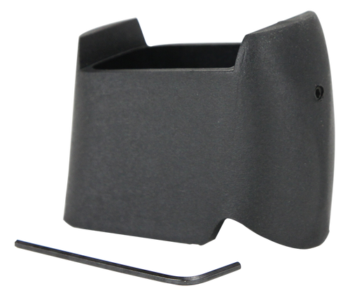 PACHMAYR GUN WORKS INC Pachmayr 03851 Mag Sleeve  Compatible w/Glock 17/22 Mags To Fit Glock 26/27 Models, Black Polymer