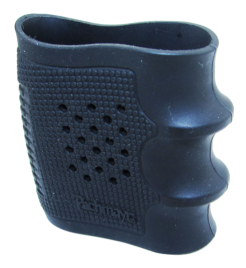 PACHMAYR GUN WORKS INC Pachmayr 05166 Tactical Grip Glove  made of Rubber with Black Finish & Finger Grooves for S&W Sigma, Walther P99 & Taurus 24/7