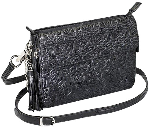 GUN TOTEN MAMAS/KINGPORT GTM GTM-10/BK         CLUTCH PURSE  EMBROID LMBSKN