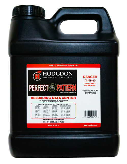HODGDON POWDER CO INC Hodgdon PP8 Perfect Pattern Powder Shotgun 12 Gauge Gauge 8 lb