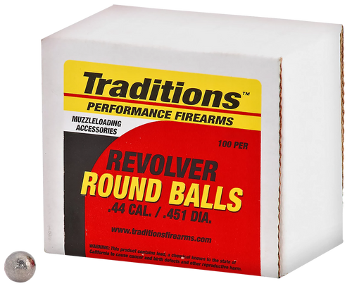 TRADITIONS INC Traditions A1642 Revolver  44Cal Lead Ball 140gr 100/Box